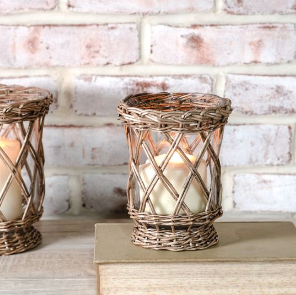 Willow Wrapped Jar