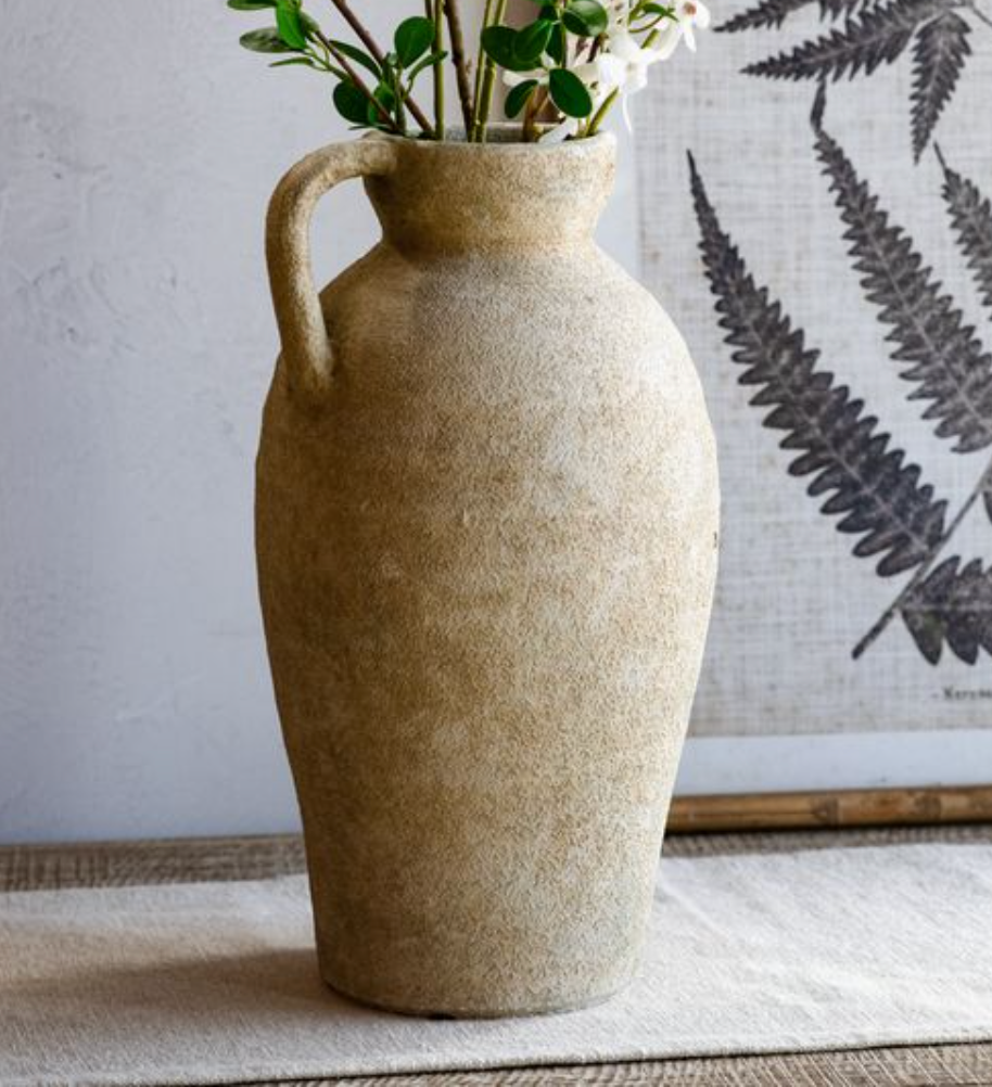 Nellie Ceramic Handle Vase