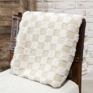 Check Boucle Blanket