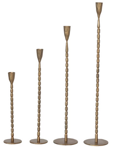 Hand-Forged Cast Iron Taper Holders