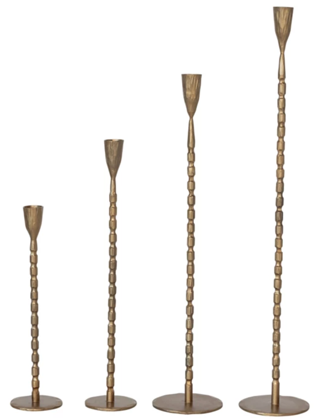 Hand-Forged Cast Iron Taper Holders