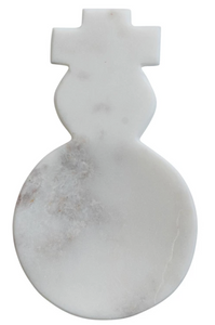 Marble Snowman Spoon Rest