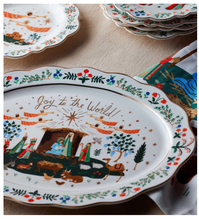 Load image into Gallery viewer, Rifle Paper Large Porcelain Serving Platter
