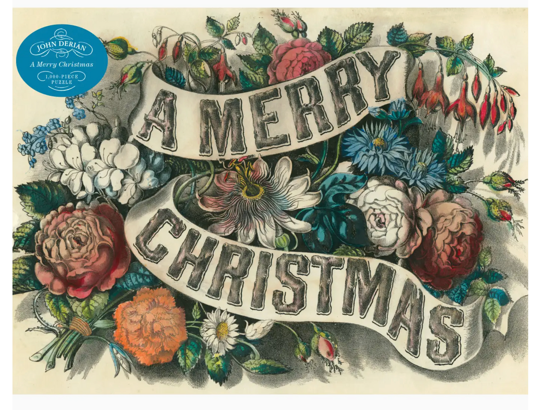 John Derian Paper Goods: Merry Christmas 1,000-Piece Puzzle