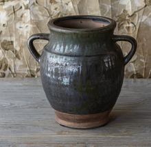 Load image into Gallery viewer, Aged Olive Dipped Glazed Pottery
