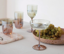 Load image into Gallery viewer, Stemmed Wine Glass, Iridescent Finish
