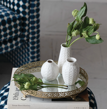 Load image into Gallery viewer, Filigree Footed Tray with Mirror
