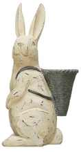 Load image into Gallery viewer, Resin Rabbit w/ Basket
