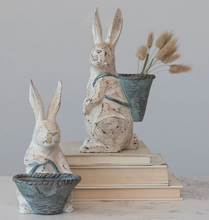 Load image into Gallery viewer, Resin Rabbit w/ Basket
