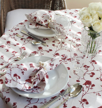 Load image into Gallery viewer, Garden Vine Red Floral Napkins
