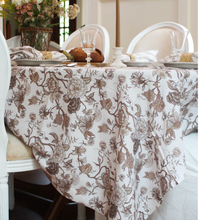 Load image into Gallery viewer, Lily Floral Table Cloth
