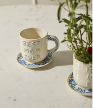 Load image into Gallery viewer, Best in Blue Mug with Saucer
