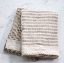 Load image into Gallery viewer, Stripe Waffle Towel Set

