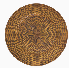 Load image into Gallery viewer, Faux Rattan Charger Plate
