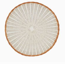 Load image into Gallery viewer, Two-Tone Rattan Placemat

