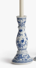 Load image into Gallery viewer, Dynasty Taper Holder- Blue + White
