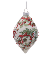 Load image into Gallery viewer, Holly Glass Ornament
