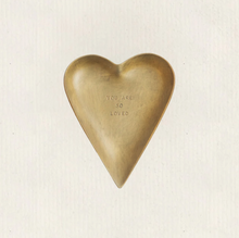 Load image into Gallery viewer, Brass Heart Trinket Tray
