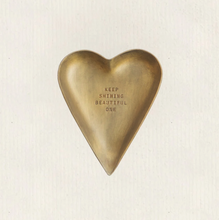 Load image into Gallery viewer, Brass Heart Trinket Tray
