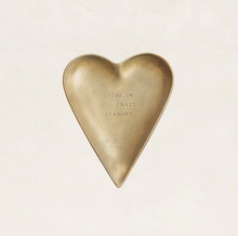 Load image into Gallery viewer, Brass Heart Trinket Tray
