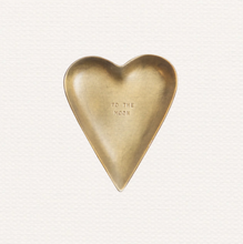 Load image into Gallery viewer, Brass Heart Trinket Tray
