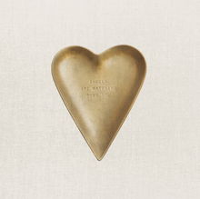 Load image into Gallery viewer, Brass Heart Trinket Tray
