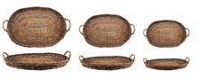 Load image into Gallery viewer, Hand-Woven Wicker Nesting Tray
