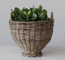 Load image into Gallery viewer, Rattan Footed Basket

