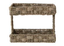 Load image into Gallery viewer, Seagrass 2-Tier Etagere

