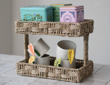 Load image into Gallery viewer, Seagrass 2-Tier Etagere
