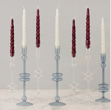 Load image into Gallery viewer, Lacquered Twisted Taper Candles
