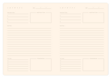 Load image into Gallery viewer, Blue Stripe Softcover Journal
