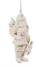 Load image into Gallery viewer, Whitewash Nutcracker Ornament
