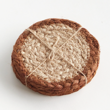 Load image into Gallery viewer, Jute Coasters, Set of 4
