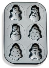 Load image into Gallery viewer, Christmas Non-Stick Cakelet Pan
