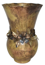 Load image into Gallery viewer, Jeweled Garland Antiqued Vase
