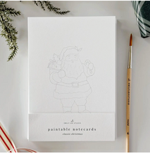 Load image into Gallery viewer, Classic Christmas Paintable Notecard
