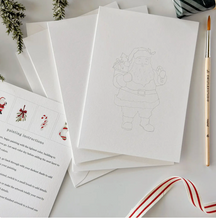 Load image into Gallery viewer, Classic Christmas Paintable Notecard
