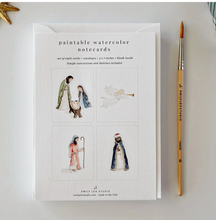 Load image into Gallery viewer, Nativity Paintable Notecard
