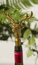 Load image into Gallery viewer, Winter Woods Bottle Stopper - Deer Head
