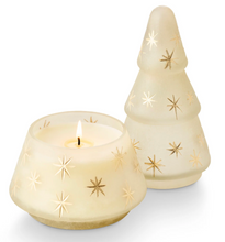 Load image into Gallery viewer, Illume Winter White Frosted Star Glass Tree
