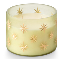 Load image into Gallery viewer, Illume Balsam &amp; Cedar Frosted Star Glass
