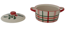 Load image into Gallery viewer, Hand-Painted Stoneware Baker
