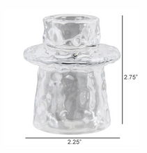 Load image into Gallery viewer, Organic Glass Taper Holder
