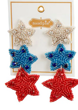 Load image into Gallery viewer, 4th Of July Earrings
