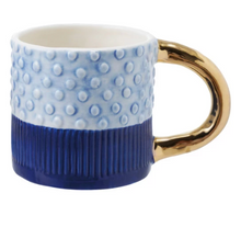Load image into Gallery viewer, Handmade Mug with Embossed Pattern
