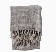 Load image into Gallery viewer, Hasselt Handwoven 100% Linen Throw
