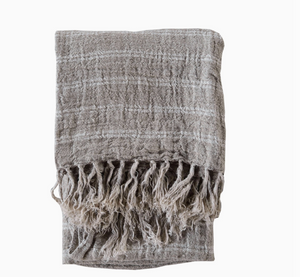 Hasselt Handwoven 100% Linen Throw
