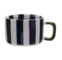 Load image into Gallery viewer, Stoneware Striped Mug
