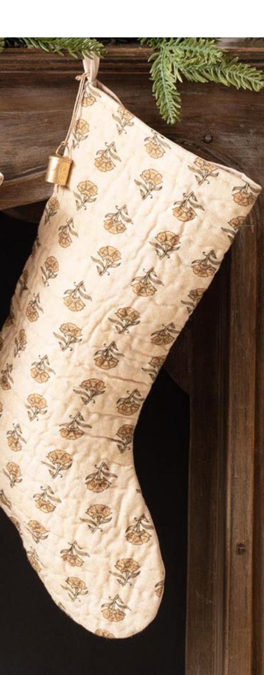 Block Stocking w/ Bell